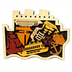Puzzle logic mijloace de transport Constantin - The Harbour, Recent Toys