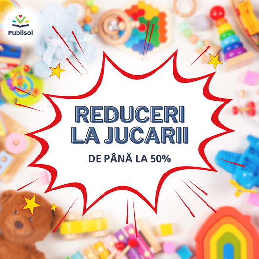 reduceri la jucarii de pana la 50% pe publisol