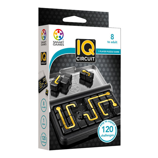 IQ Circuit, joc de logica cu 120 de provocari, 8+ ani, editie internationala, Smart Games