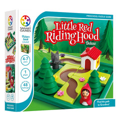 Little Red Riding Hood - Deluxe, joc de logica cu 48 de provocari, 4+ ani, editie internationala, Smart Games