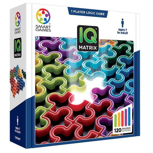 IQ Matrix, joc de logica cu 120 de provocari, 7+ ani, editie internationala, Smart Games