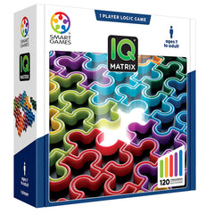 IQ Matrix, joc de logica cu 120 de provocari, 7+ ani, editie internationala, Smart Games