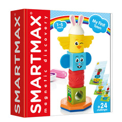 Joc magnetic Smart Max, My First Totem, Primul meu totem, 7 piese, Smart Games