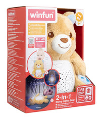 Winfun proiector si lampa de veghe ursulet
