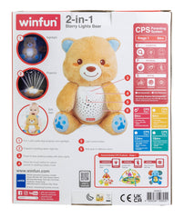 Winfun proiector si lampa de veghe ursulet