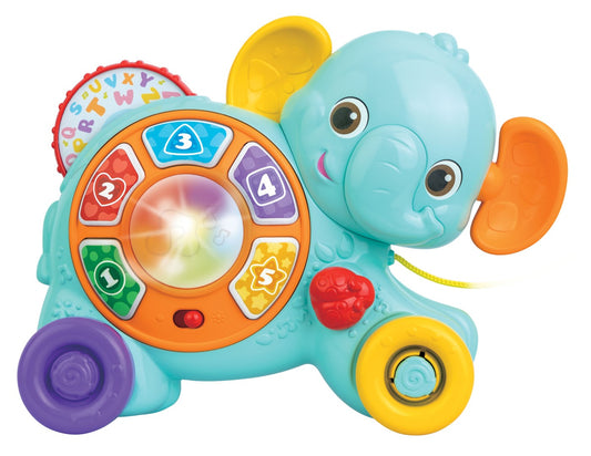 Winfun jucarie de tras elefant cu sunete si lumini