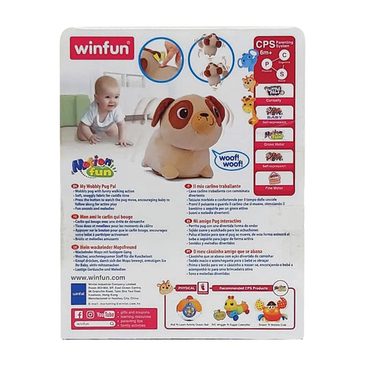 Winfun jucarie interactiva catelus pug, WINFUN