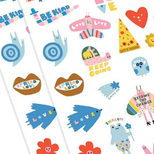 Abtibilduri 3D Stickiville Mini Mantras - Ooly