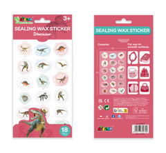 Abtibilduri imitatie sigiliu - Dinozauri, colectia Creatii Naturale - Avenir