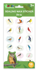 Abtibilduri imitatie sigiliu - Pasari, colectia Creatii Naturale - Avenir - Publisol.ro