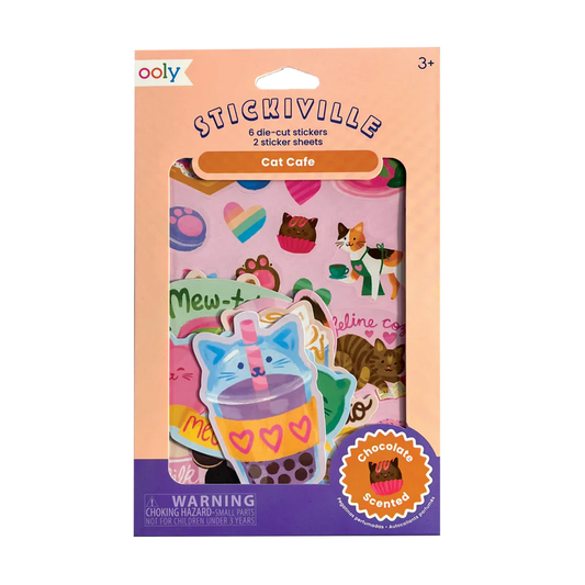 Abtibilduri parfumate - Stickiville Cat Cafe - Ooly
