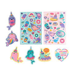 Abtibilduri parfumate - Stickiville Nom Nom Narwhals - Ooly - Publisol.ro