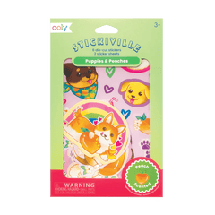 Abtibilduri parfumate - Stickiville Puppies and Peaches - Ooly - Publisol.ro