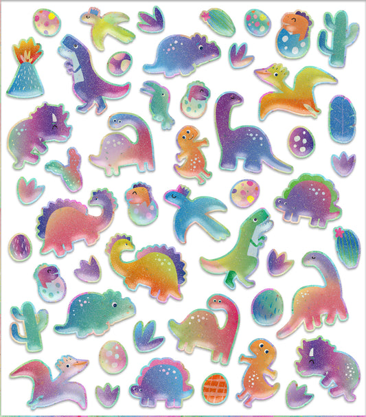 Abtibilduri pufoase 3D - Dinozauri - Avenir
