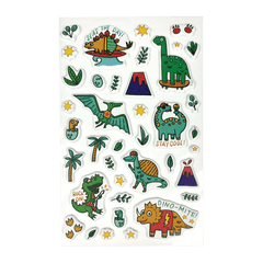 Abtibilduri pufoase Dinozauri Stickiville Dino - Mite! - Ooly - Publisol.ro