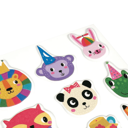 Abtibilduri pufoase Stickiville Party Animals - Ooly - Publisol.ro