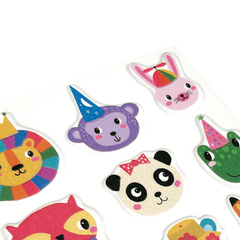 Abtibilduri pufoase Stickiville Party Animals - Ooly - Publisol.ro