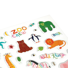 Abtibilduri pufoase Stickiville Zoo Crew - Ooly