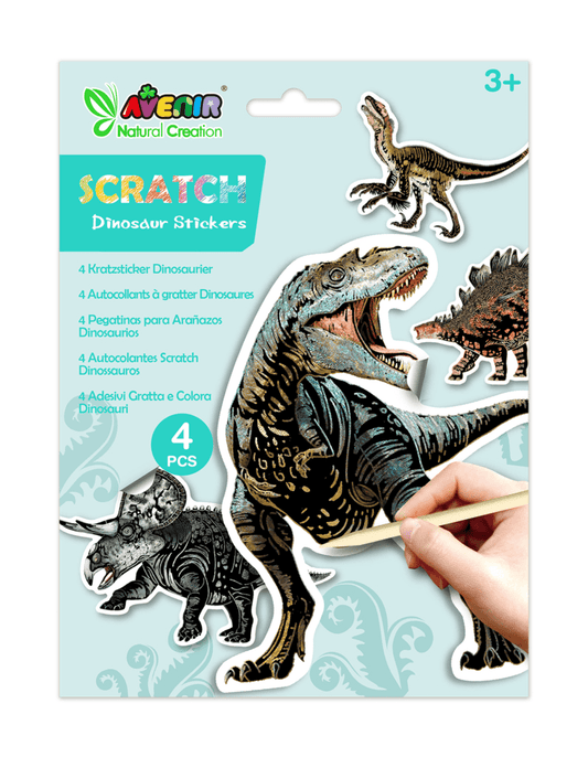Abtibilduri razuibile - Dinozauri, colectia Creatii Naturale - Avenir - Publisol.ro