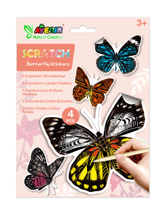 Abtibilduri razuibile - Fluturi, colectia Creatii Naturale - Avenir - Publisol.ro