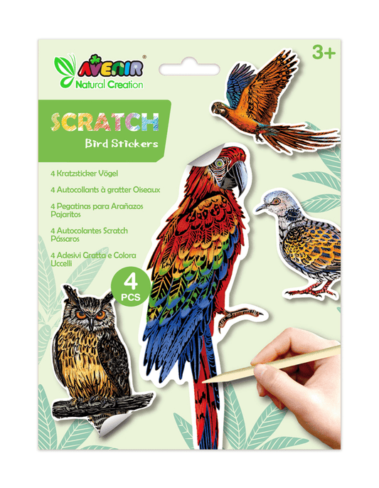Abtibilduri razuibile - Pasari, colectia Creatii Naturale - Avenir - Publisol.ro