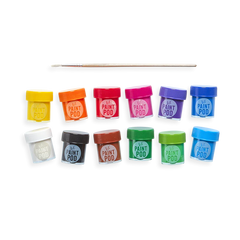 Acuarele lavabile Lil  Paint, 12 culori si pensula inclusa - Ooly