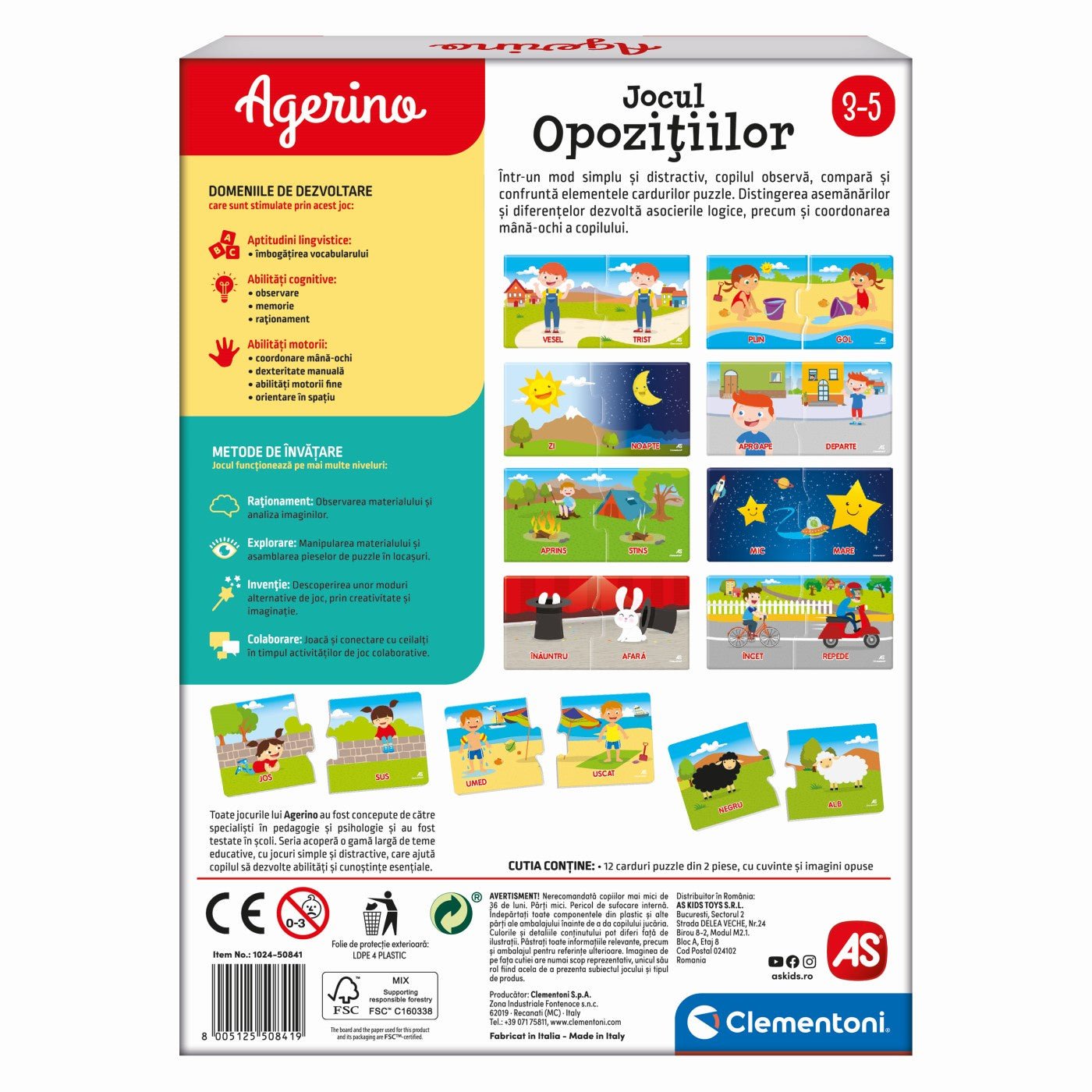 Agerino jocul opozitiilor, AS - Publisol.ro