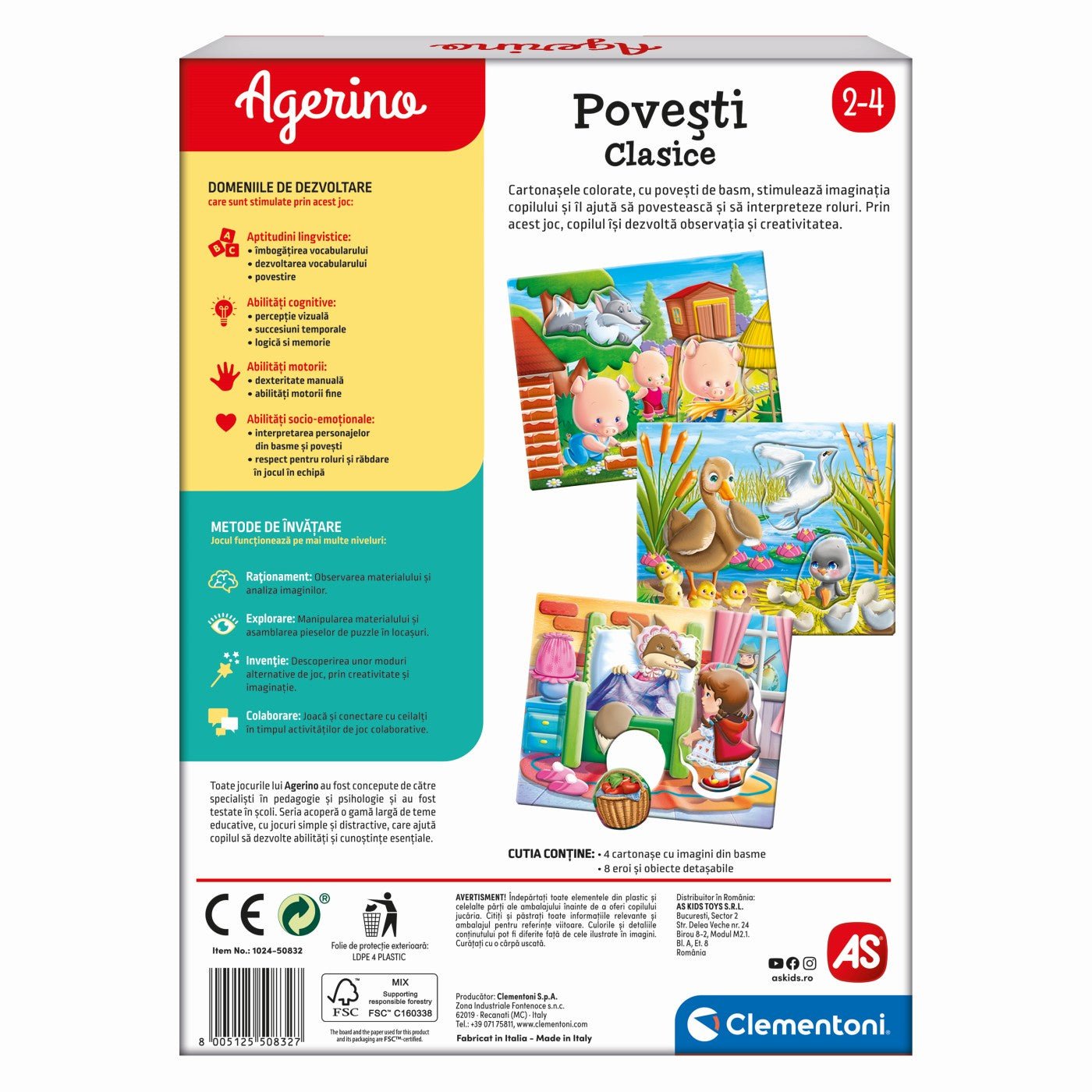 Agerino povesti clasice educativ, AS - Publisol.ro