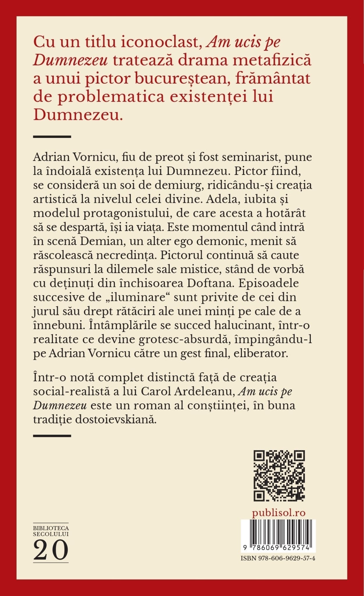 Am ucis pe Dumnezeu, de Carol Ardeleanu Ed. digitala - PDF - Publisol.ro