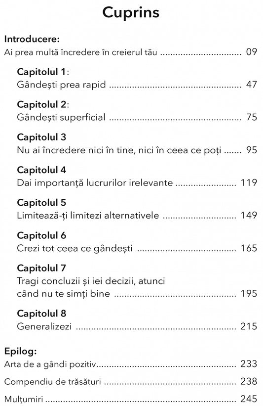 Arta de a gandi pozitiv, de Tomas Navarro