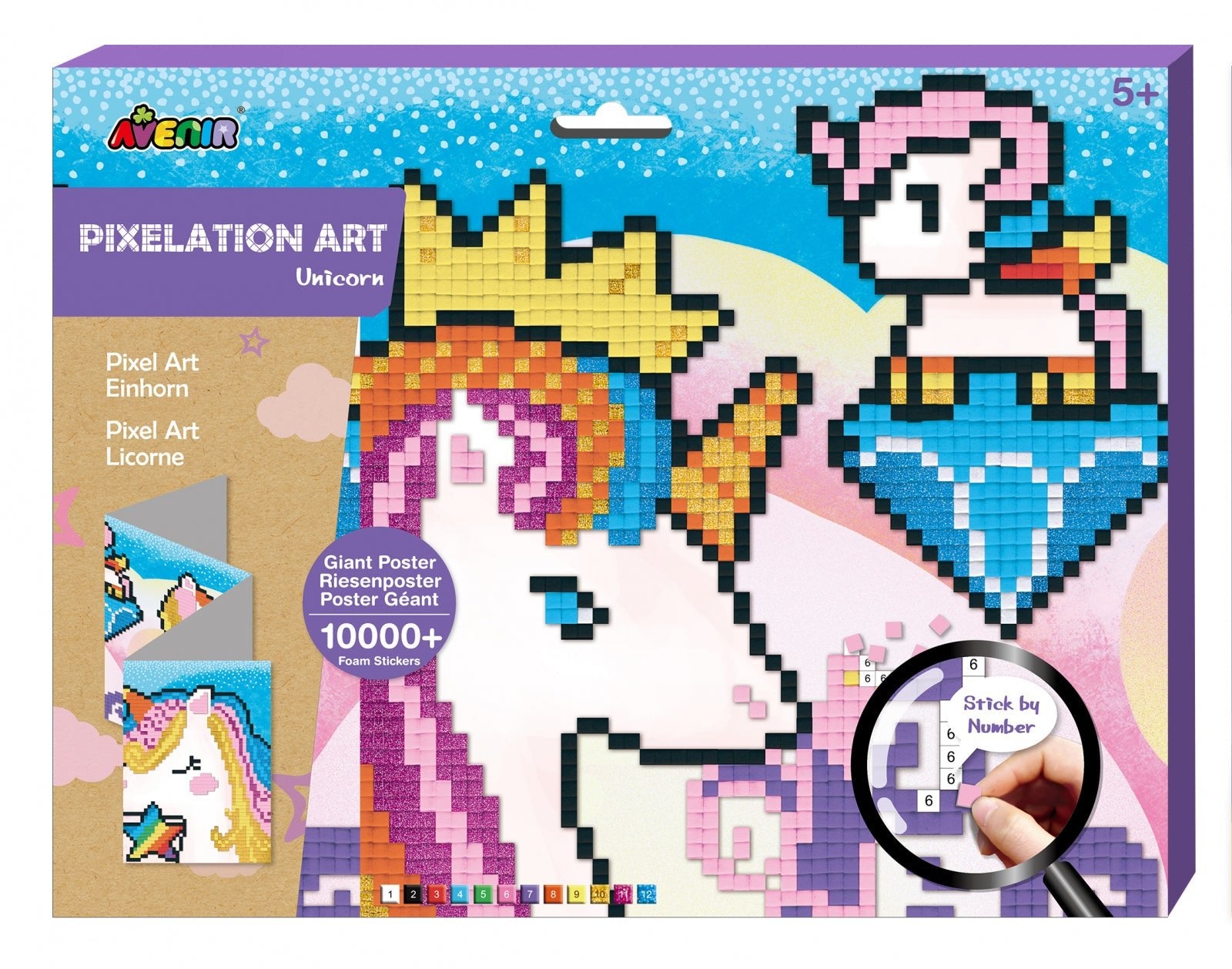 Arta mozaic pe numere - Unicorn - Avenir - Publisol.ro