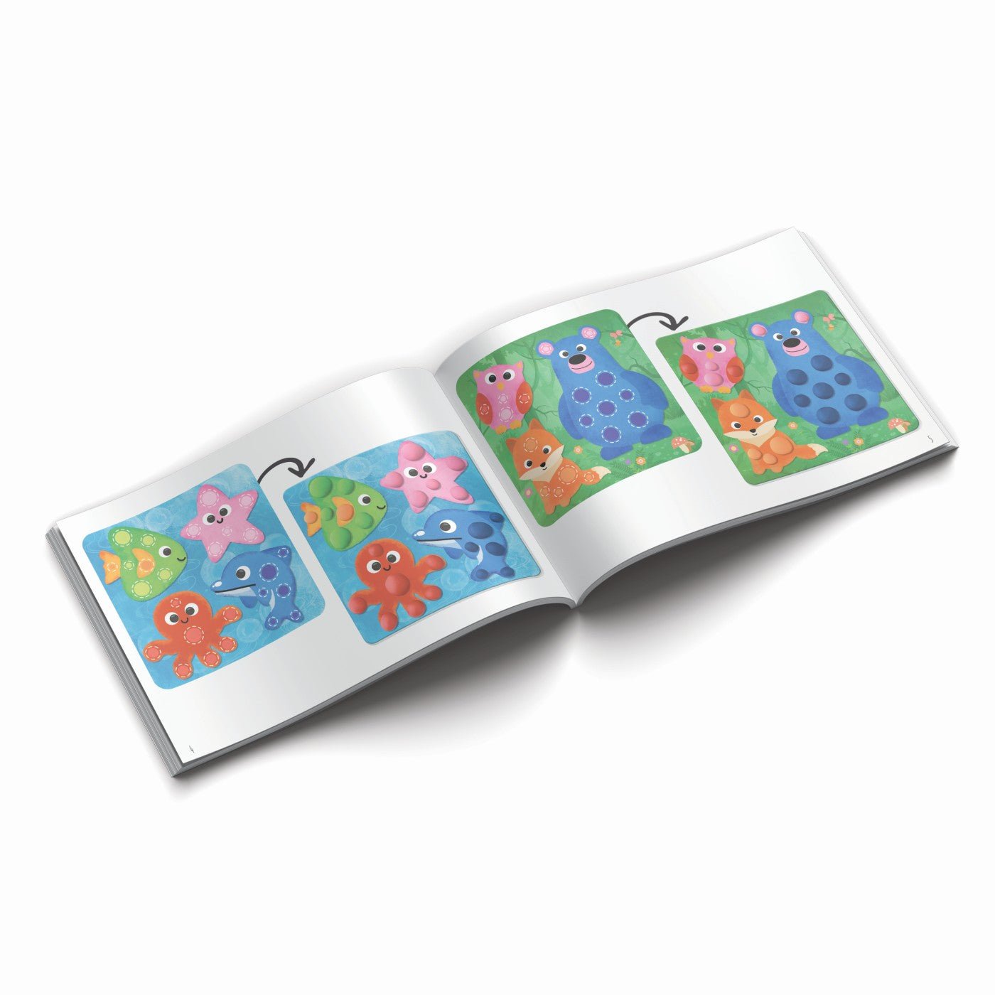 As art set 7 borcanase de plastilina animale - Publisol.ro