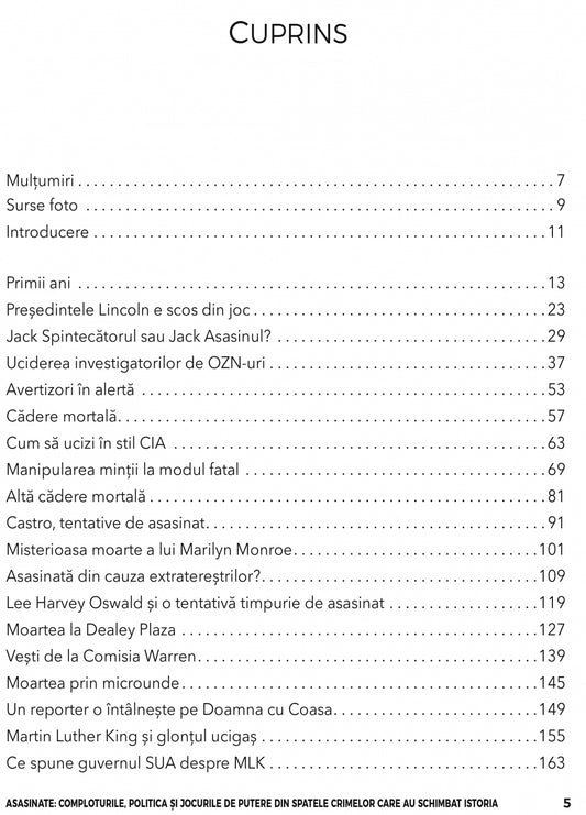 Asasinate. Comploturile, politica si jocurile de putere din spatele crimelor care au schimbat istoria, de Nick Redfern