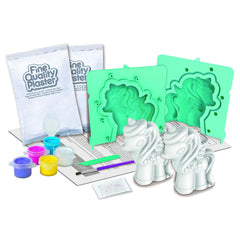 Atelier creativ 3D Modeleaza si picteaza - Unicorni cu sclipici - 4M - Publisol.ro