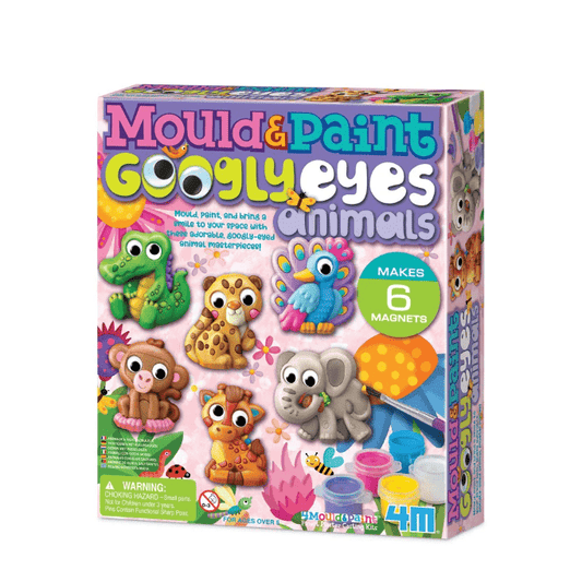 Atelier creativ Modeleaza si picteaza - Animale cu ochi mobili - 4M - Publisol.ro