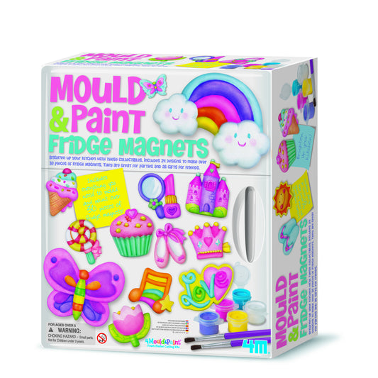 Atelier creativ Modeleaza si picteaza - Magneti pentru frigider - 4M