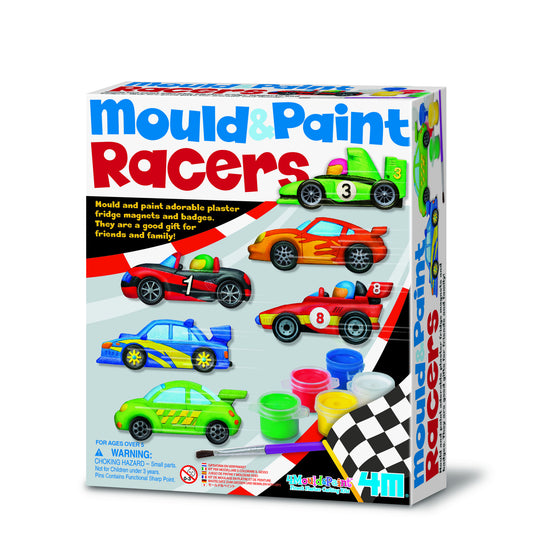 Atelier creativ Modeleaza si picteaza - Masini de curse - 4M
