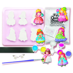 Atelier creativ Modeleaza si picteaza - Printesa cu sclipici - 4M