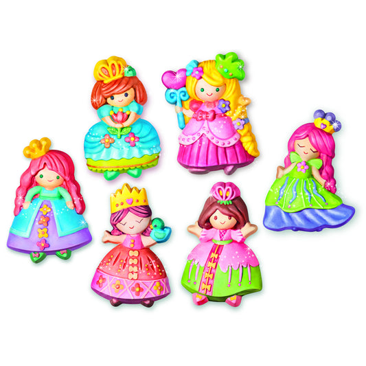 Atelier creativ Modeleaza si picteaza - Printesa cu sclipici - 4M