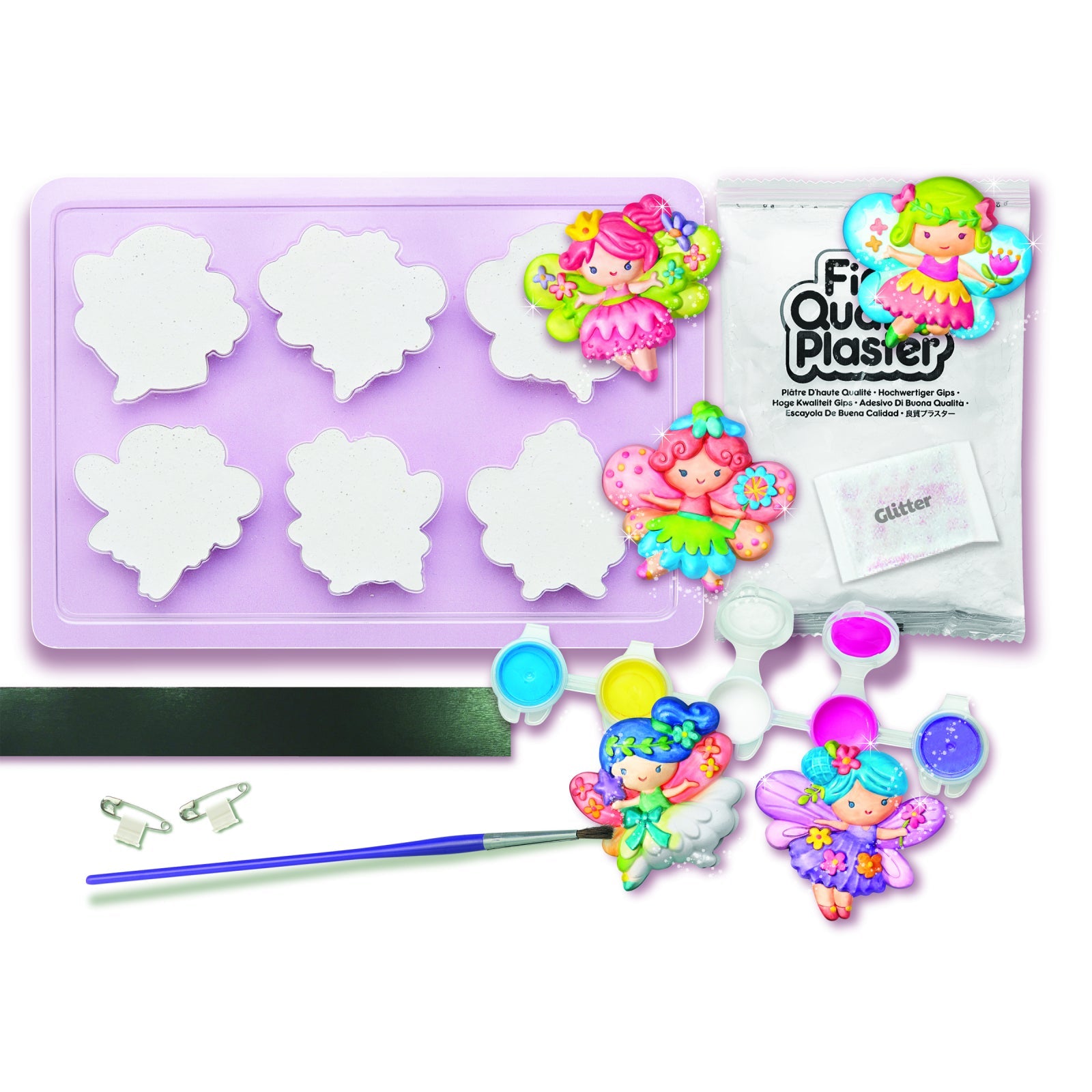 Atelier creativ Modeleaza si picteaza - Zane cu sclipici - 4M - Publisol.ro