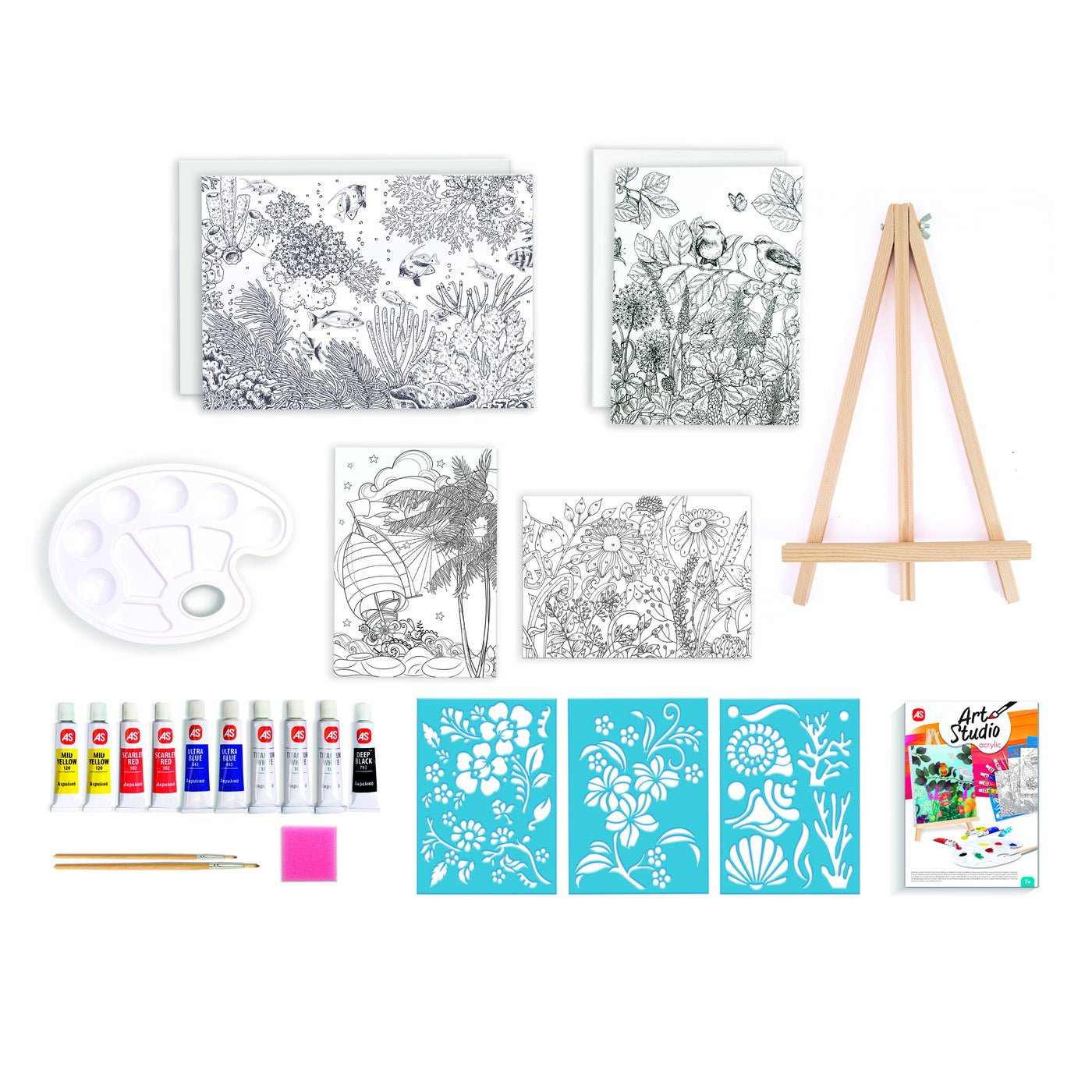 Atelierul de pictura art studio acrylic, AS - Publisol.ro