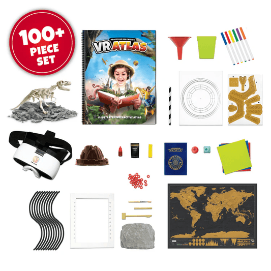 Atlas VR Interactiv , Exploreaza Lumea prin Realitate Virtuala - Abacus Brands - Publisol.ro