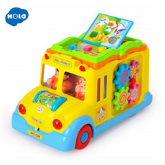 Autobuzul scolar cu sunete si lumini, Jucarii Bebe - Publisol.ro