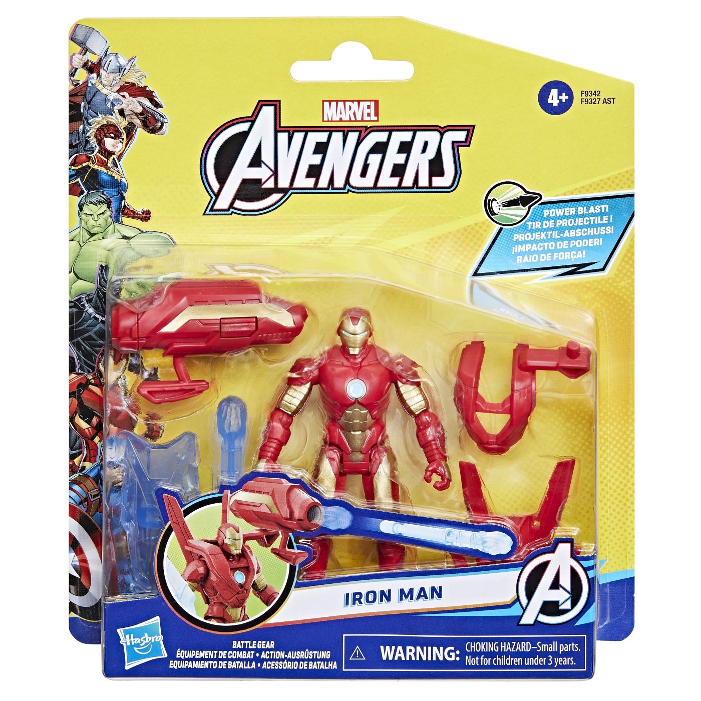 Avangers epic hero battle gear figurina iron man 10cm, Hasbro - Publisol.ro