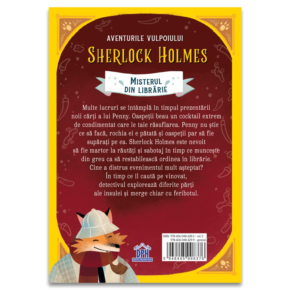 Aventurile vulpoiului SHERLOCK HOLMES - Misterul din librărie - vol 2, de Cristina Marsi - Publisol.ro