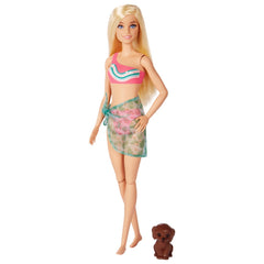 Babrie self care set papusa si baie cu confetti, Mattel - Publisol.ro