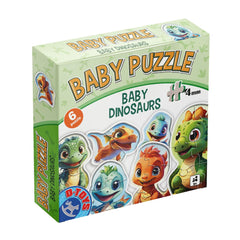 Baby Puzzle - Baby Dinozauri - Puzzle Piese mari Bebelusi si Copii mici, D - Toys - Publisol.ro