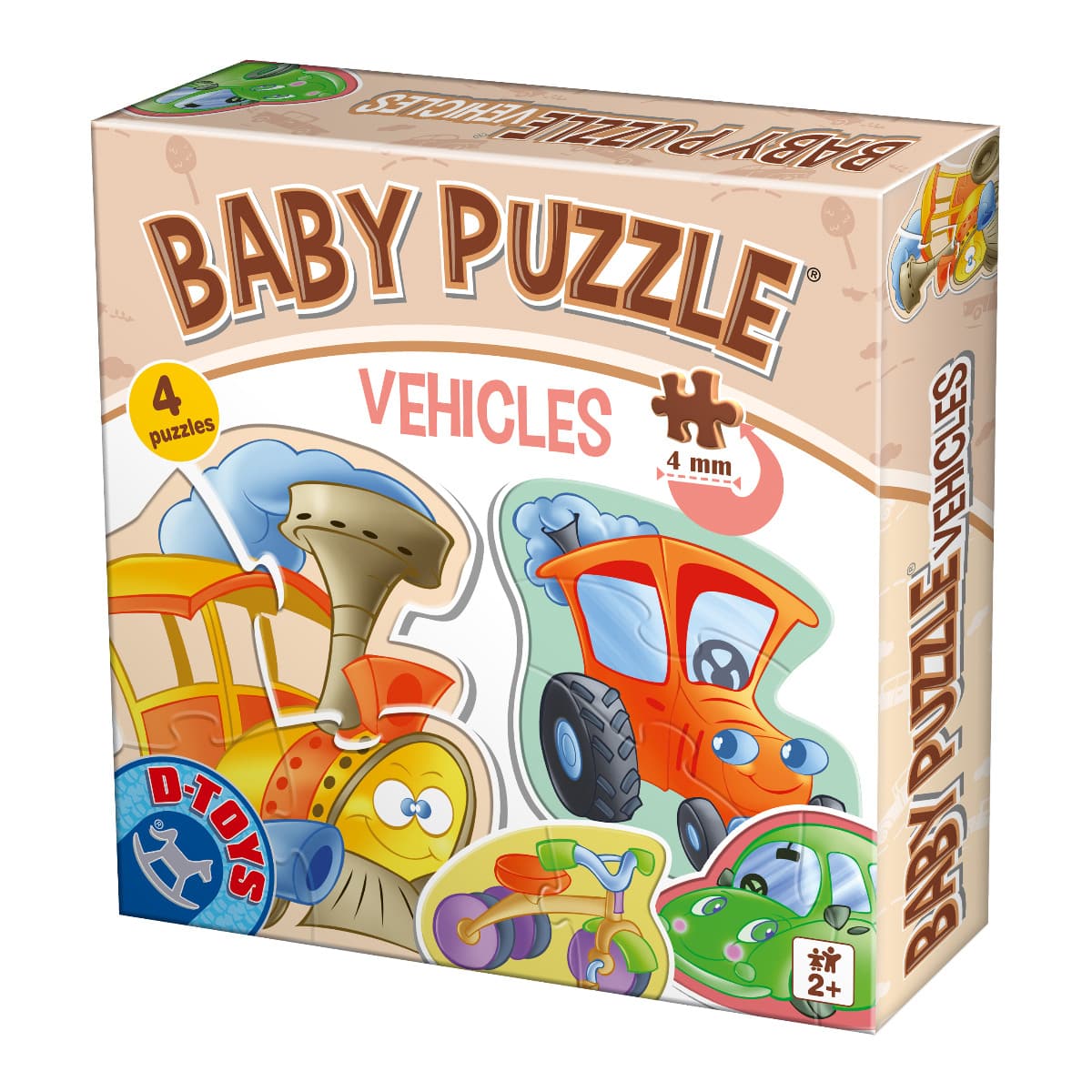 Baby Puzzle - Vehicule, D - Toys - Publisol.ro