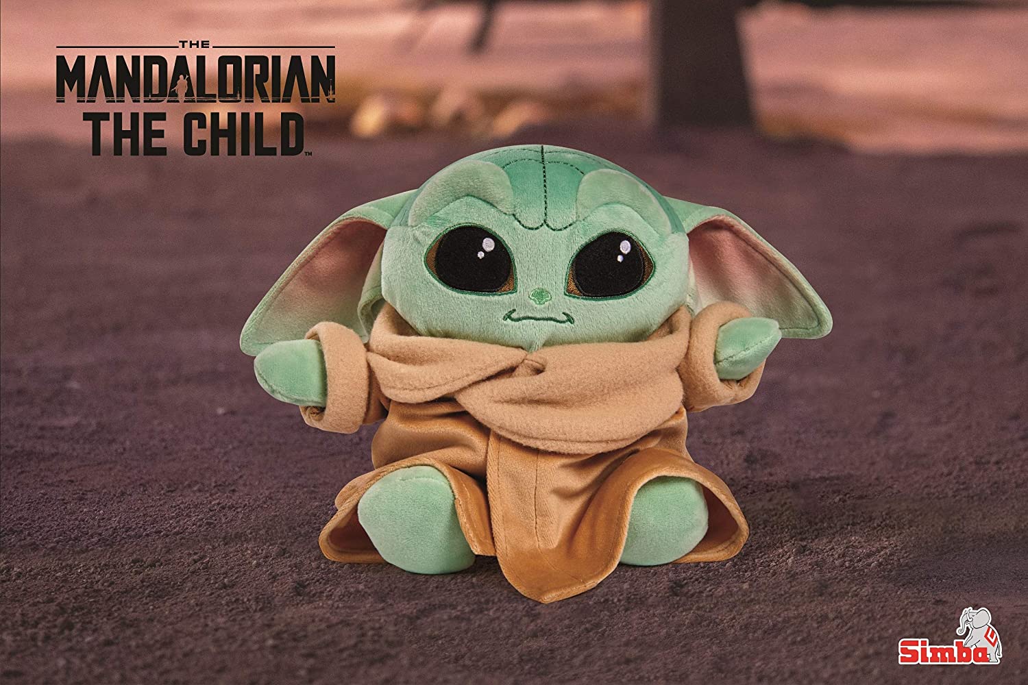 Baby yoda din plus mandalorian the child 25cm, Simba - Publisol.ro