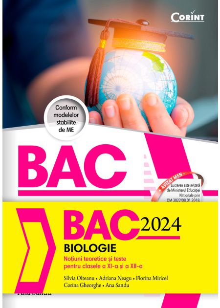 Bacalaureat 2024 - Biologie. Noțiuni teoretice și teste pentru clasele a XI-a si a XII-a - Publisol.ro